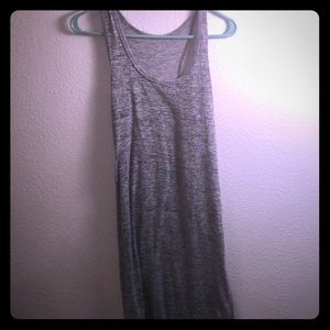 Beautiful off grey color maxi dress